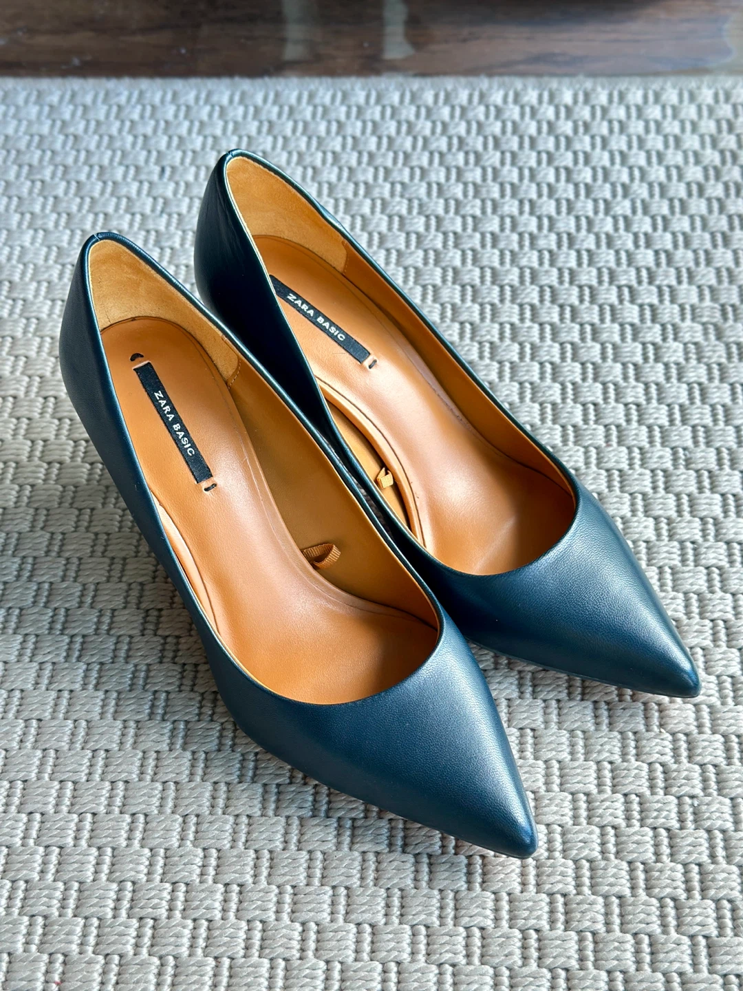 Zara Navy Blue Heels - 37 - photo 2