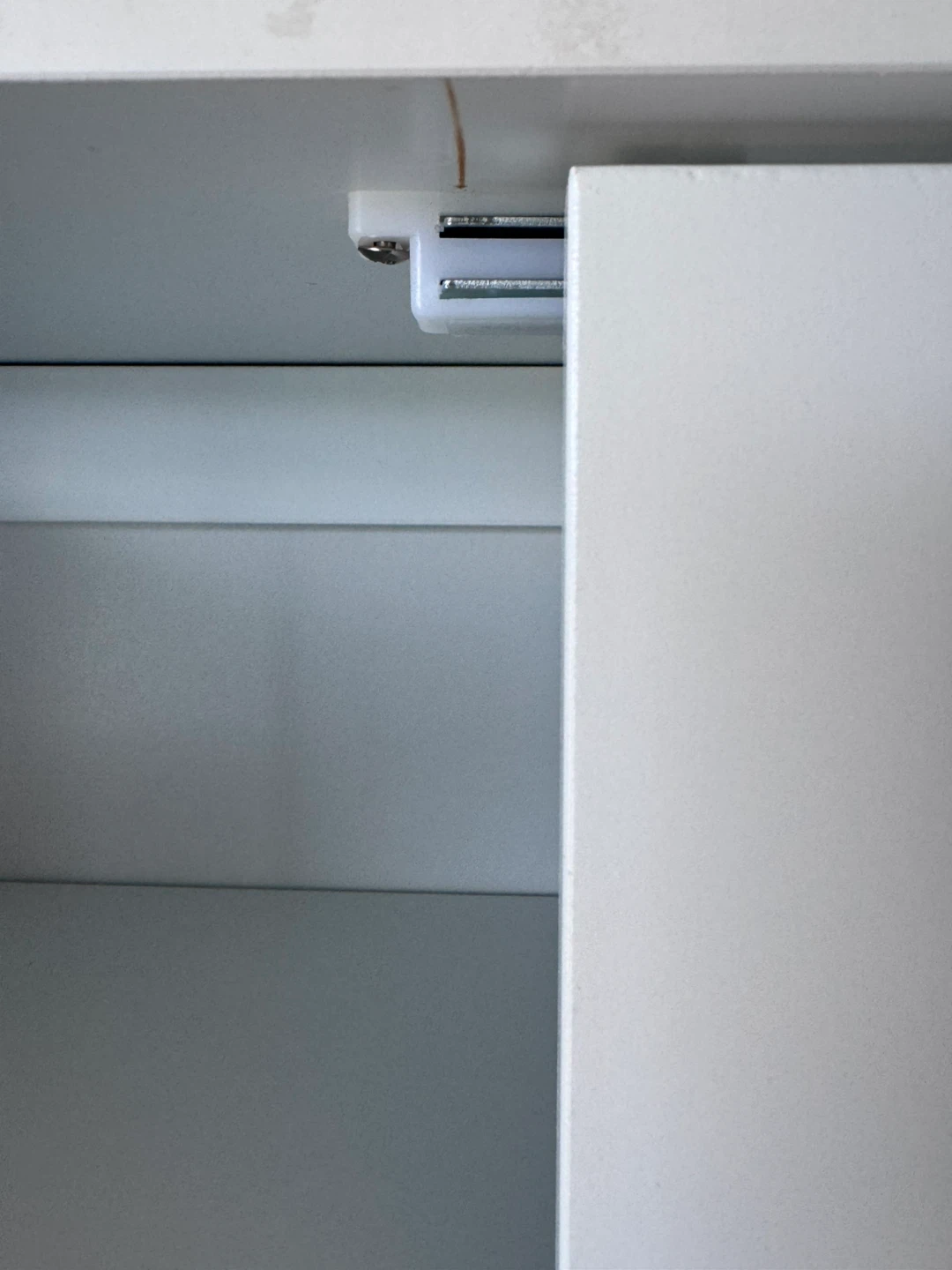 White Bathroom Over Toilet Storage Shelf Unit - photo 3