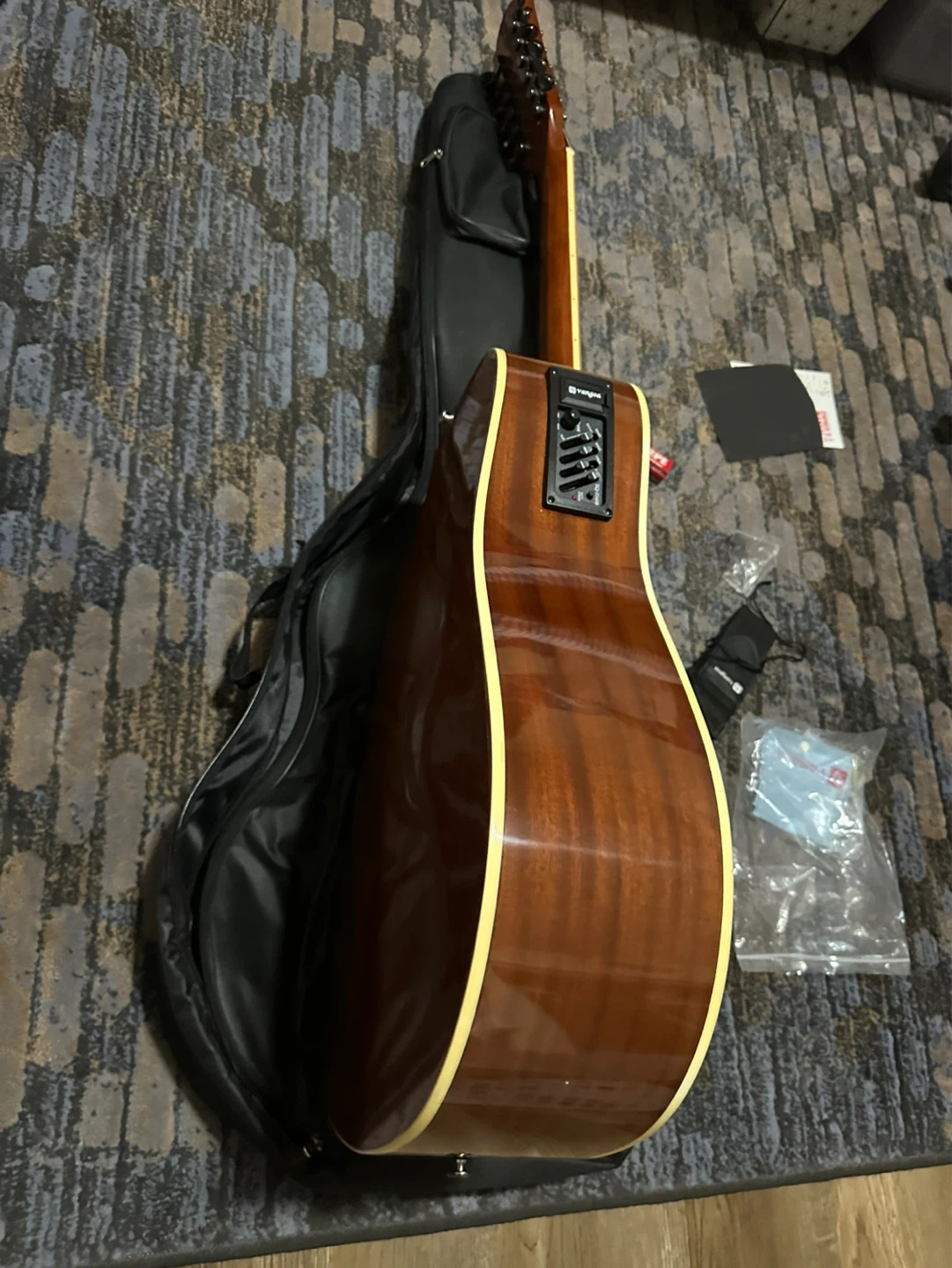 12-String Acoustic-Electric Guitar with Gig Bag - photo 2