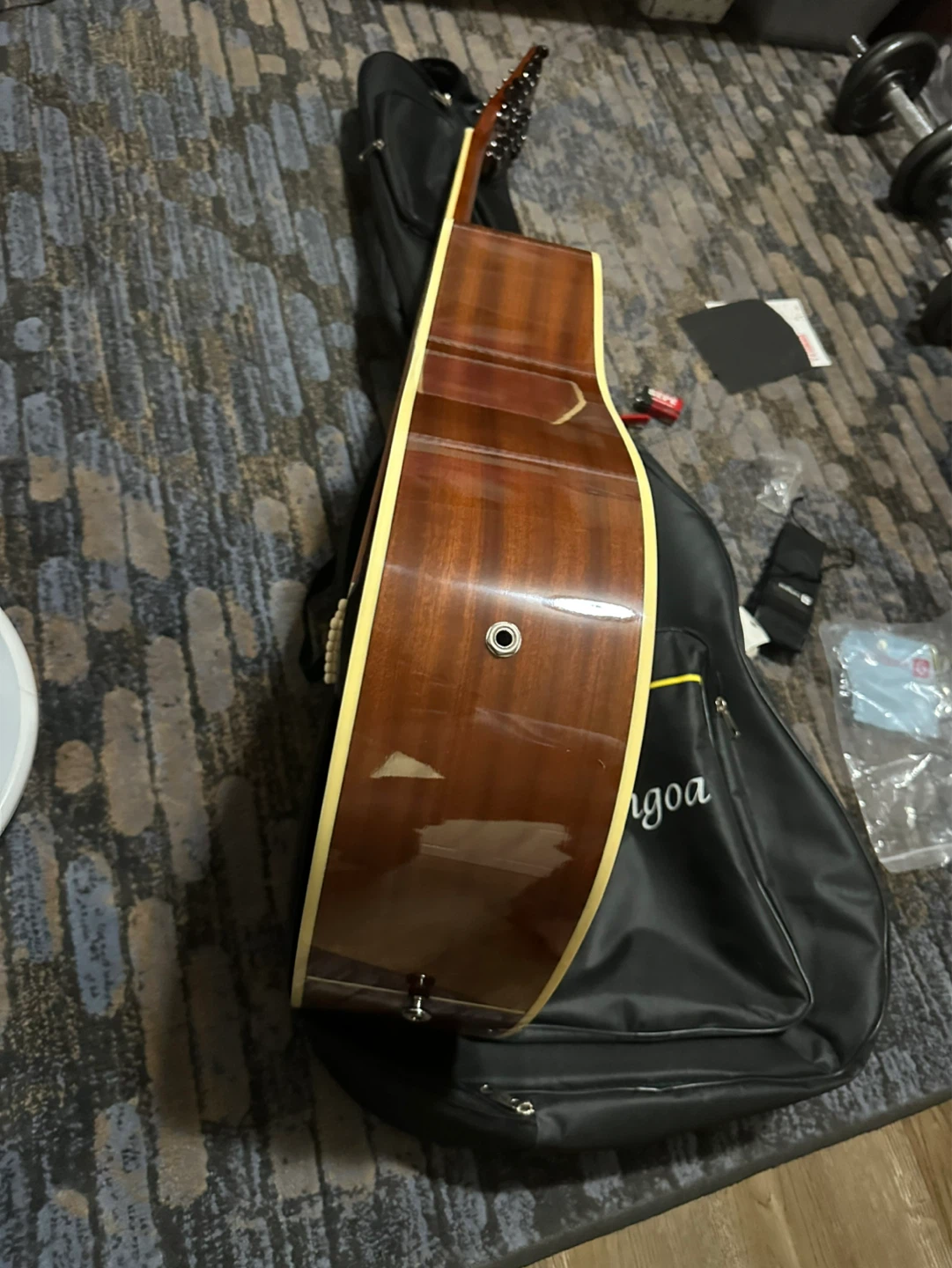 12-String Acoustic-Electric Guitar with Gig Bag - photo 4
