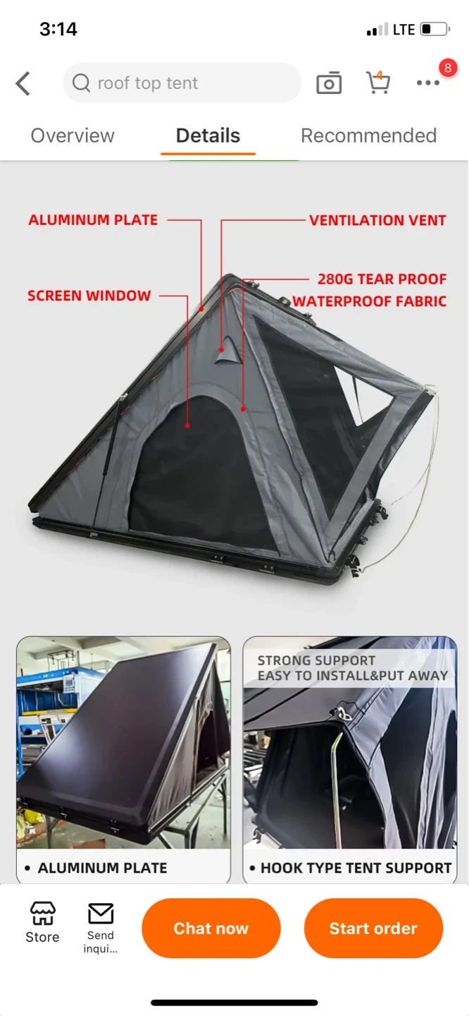 Roof Top Tent with Awning - photo 2
