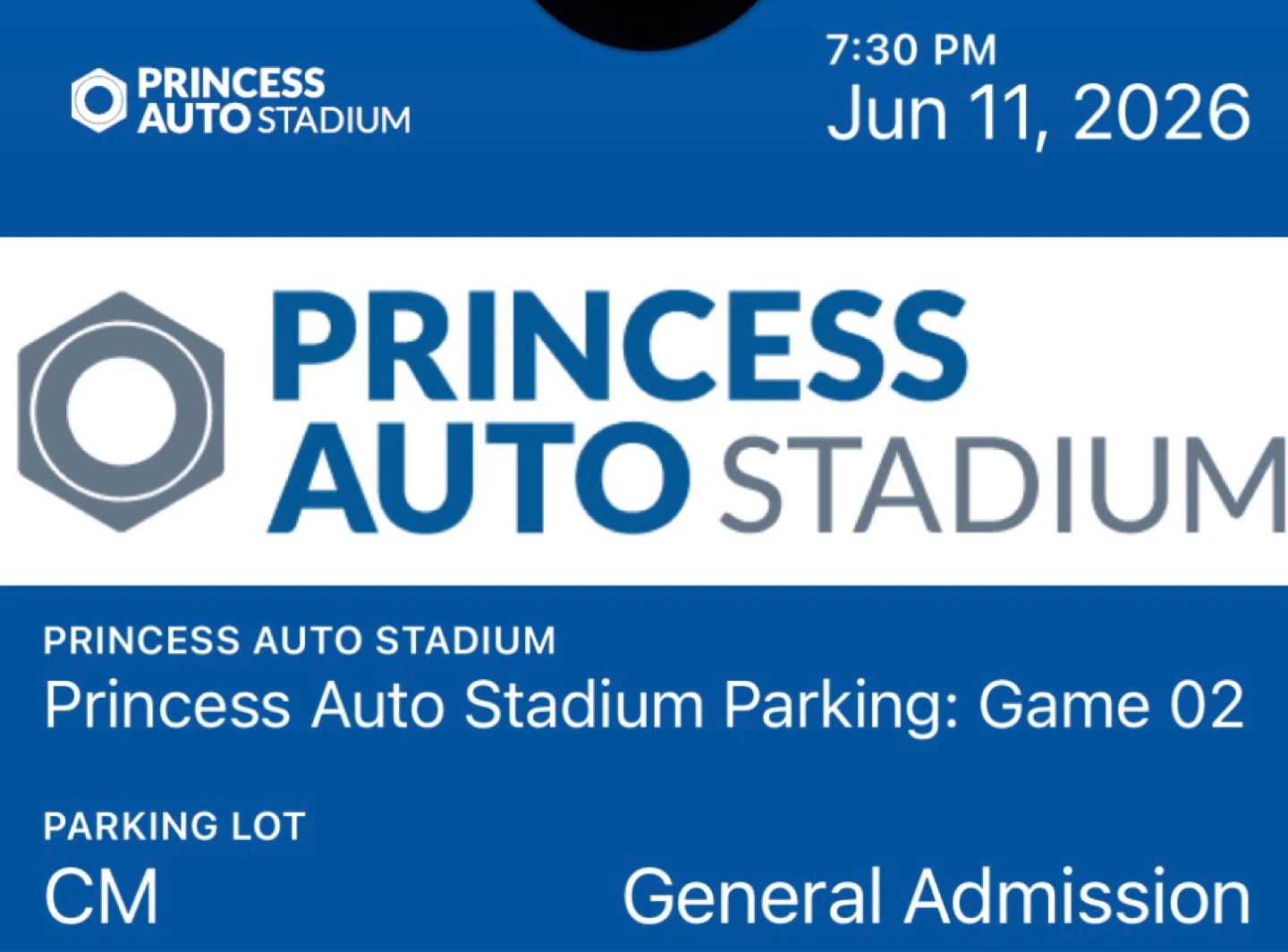 Blue Bombers tickets and parking pass