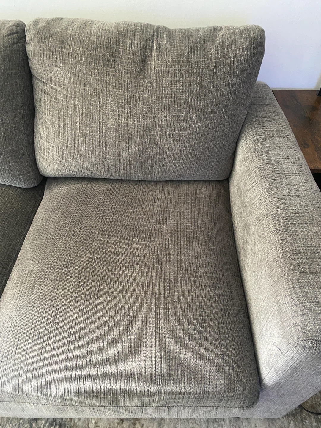 Grey Sofa Couch - photo 2