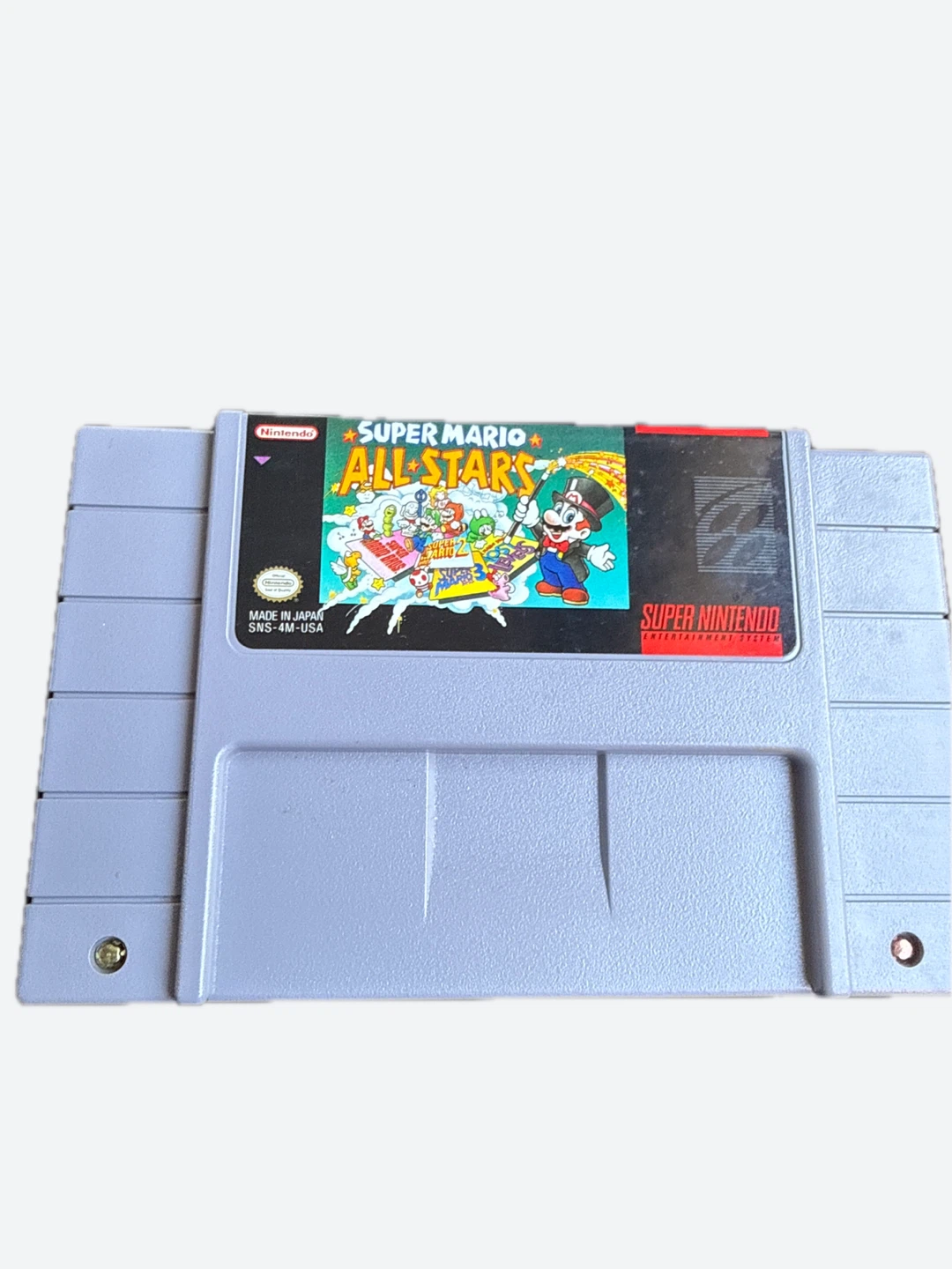 Nintendo Super Mario All-Stars SNES Game Cartridge