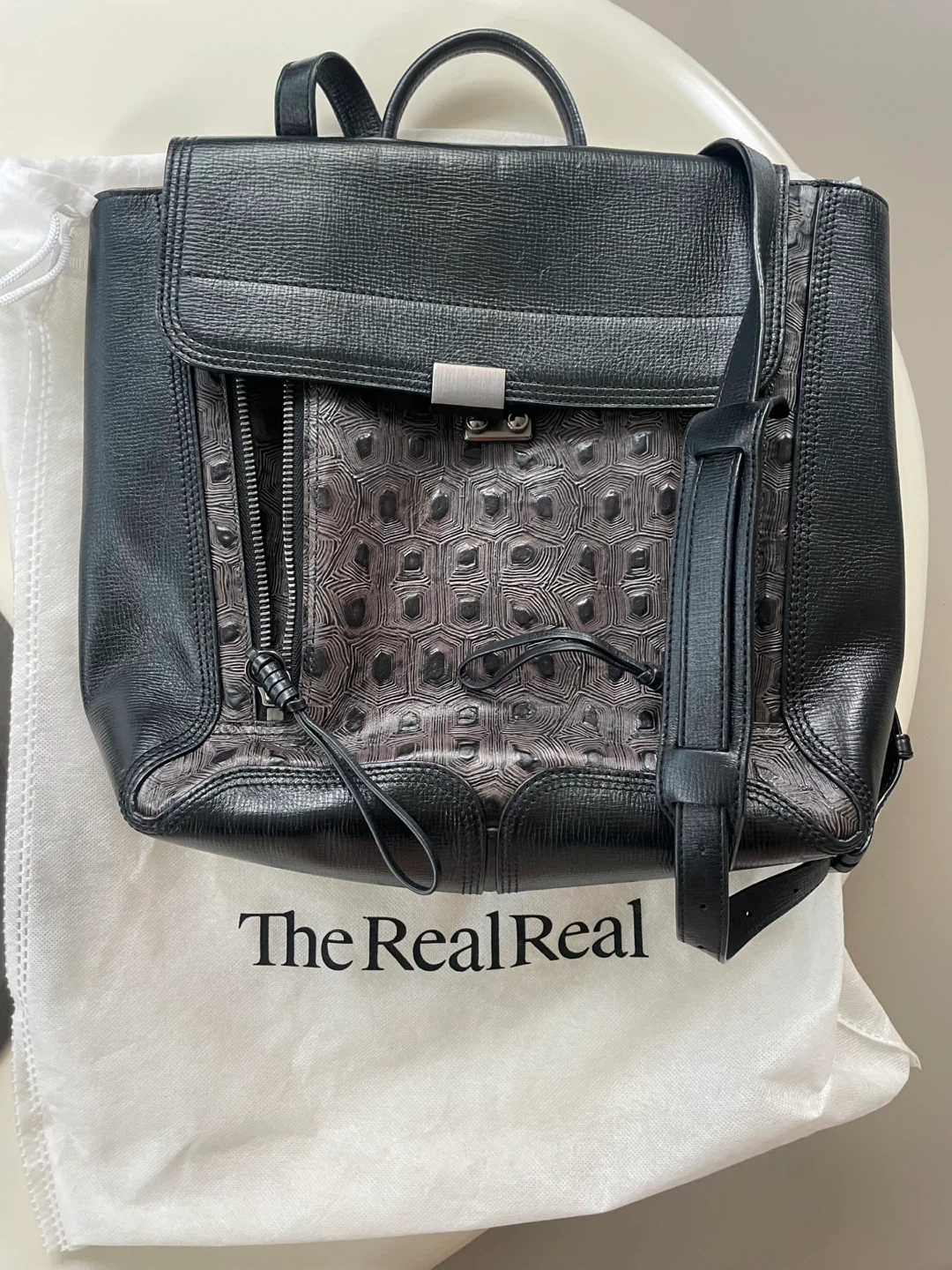 3.1 Phillip Lim Black Leather Backpack