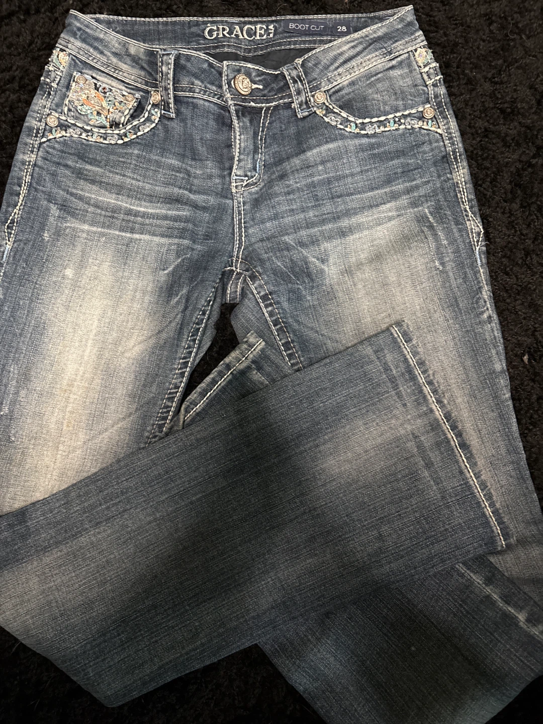 Grace by LA Women's Bootcut Jeans Size 26 - photo 2