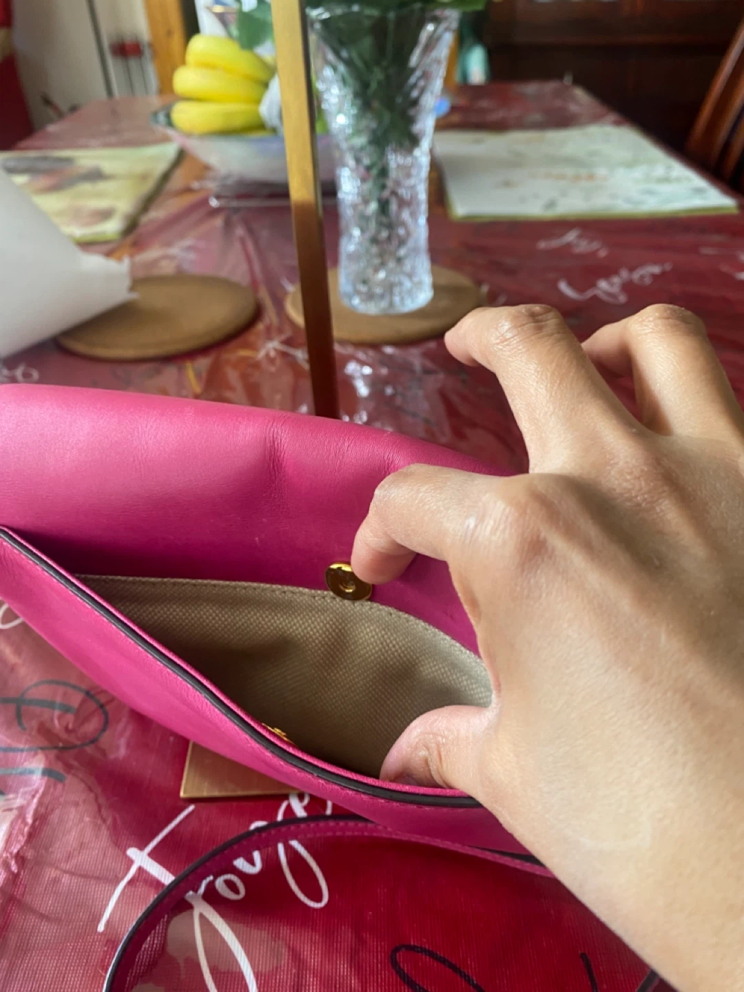 MCM Pink Leather Crossbody Bag - photo 3