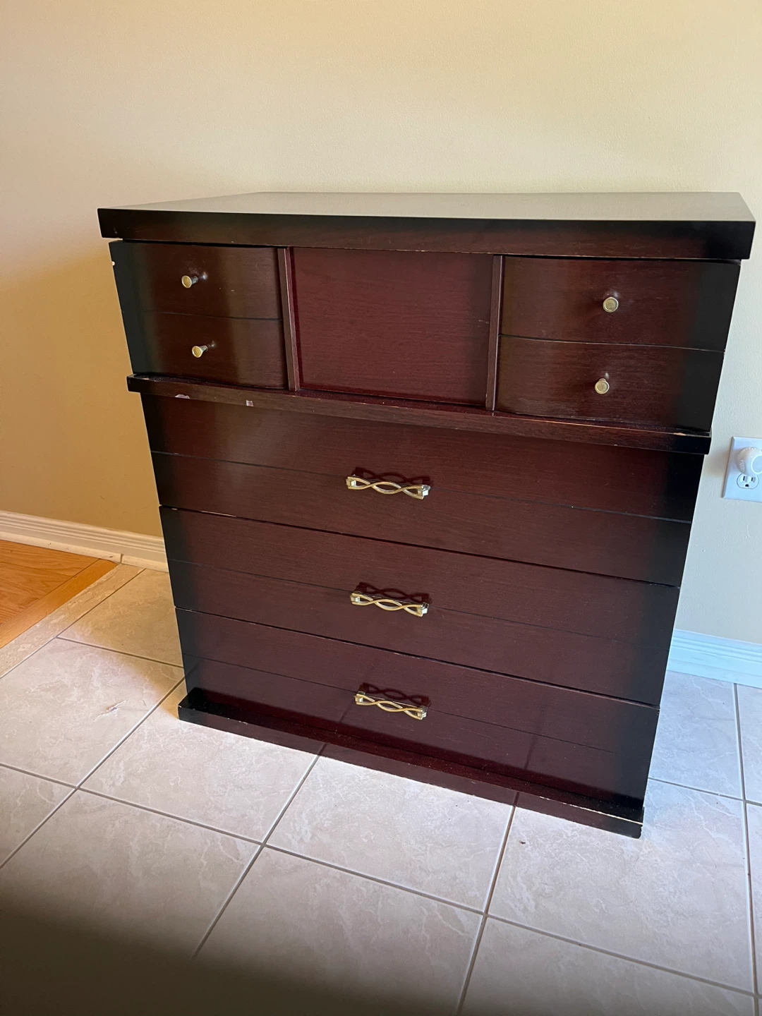Dark Wood Dresser