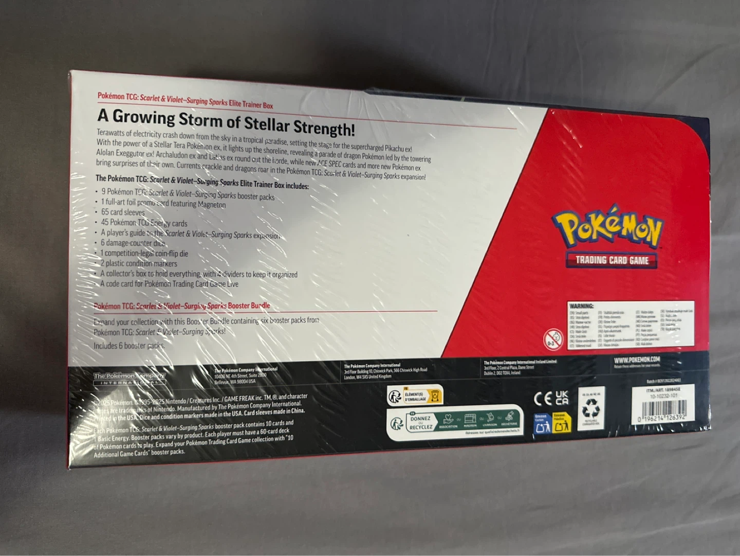 Pokemon TCG : Surging Sparks- 2 pack - photo 3