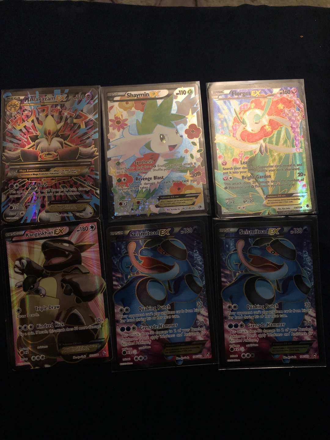 Mid Era Pokemon Ex Full Art Card Lot