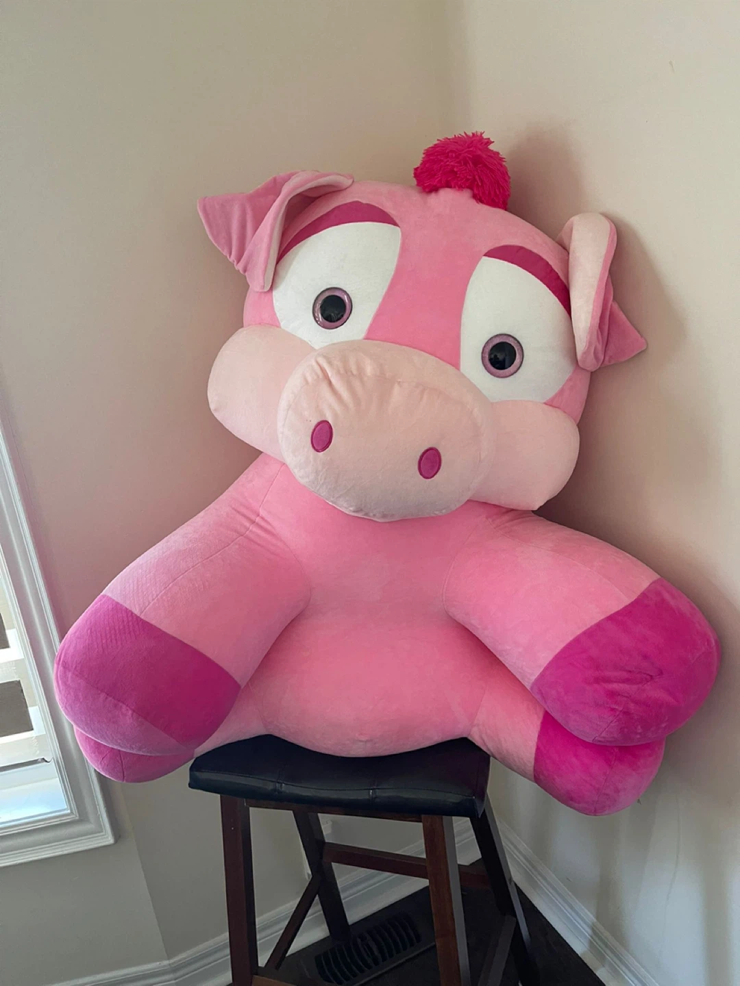 Giant Pink Pig Plush Toy