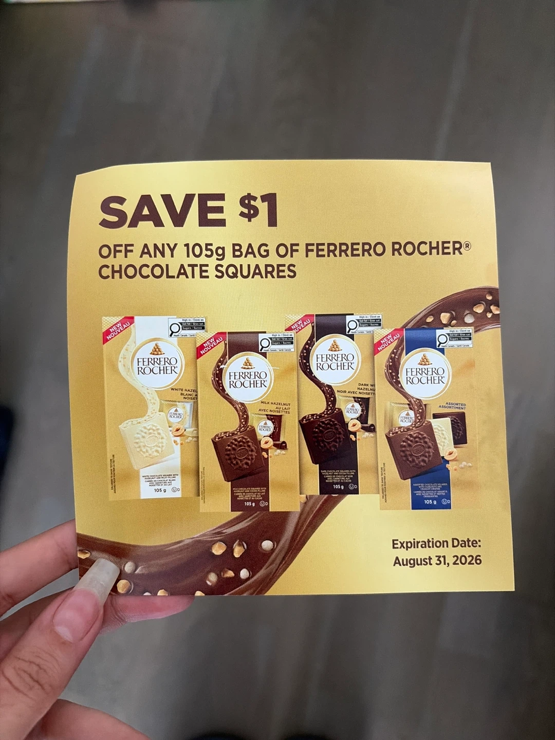 Ferrero Rocher Chocolate Coupon