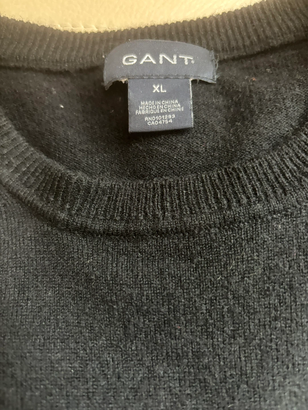 GANT Black Lambswool Sweater XL - photo 3