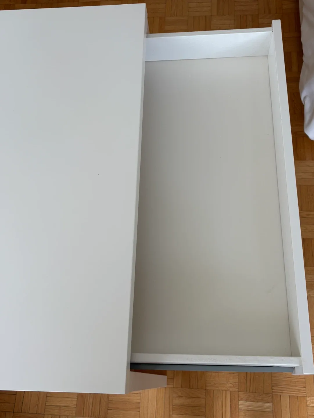 IKEA Micke White Desk with Drawer - photo 3