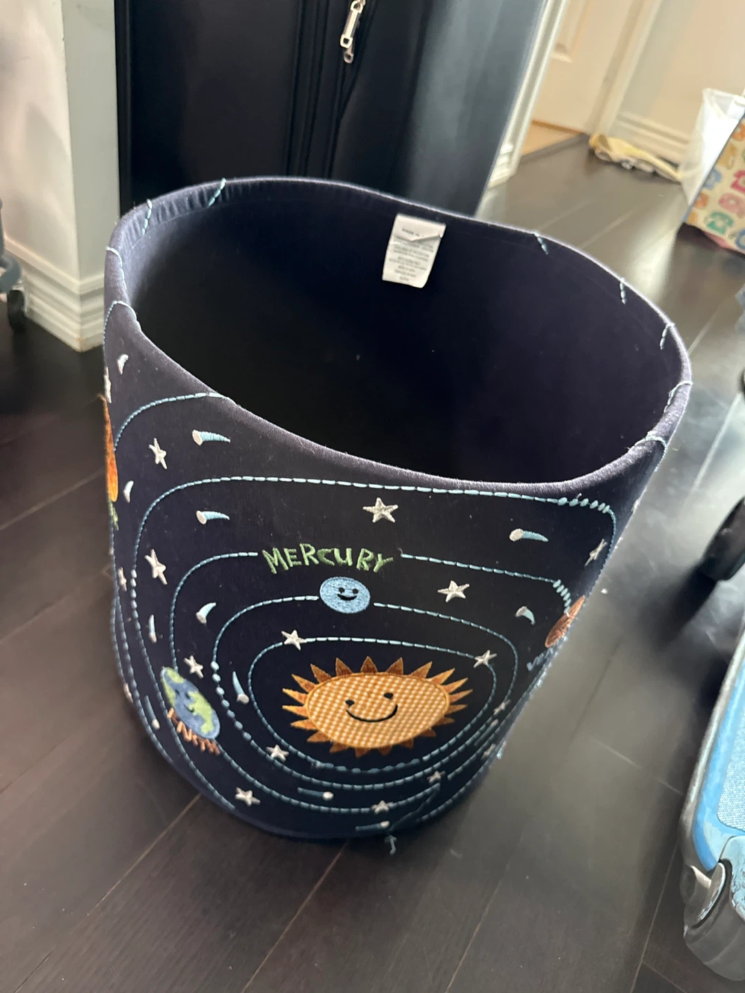 Kids' Fabric Toy Bin - Space Theme - photo 2