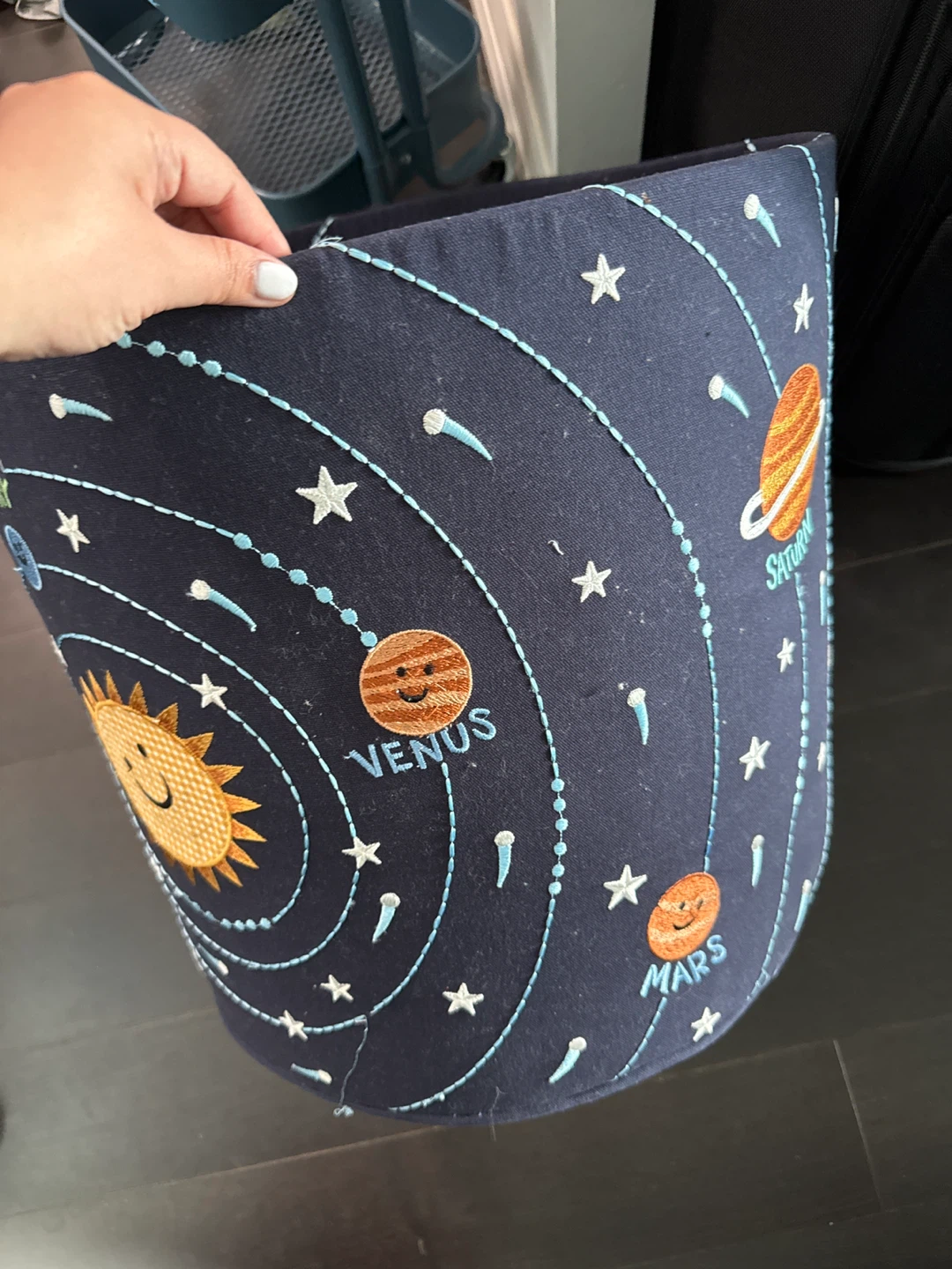 Kids' Fabric Toy Bin - Space Theme