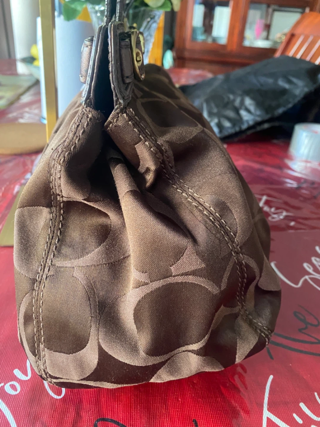 Coach Monogram Shoulder Bag - photo 3
