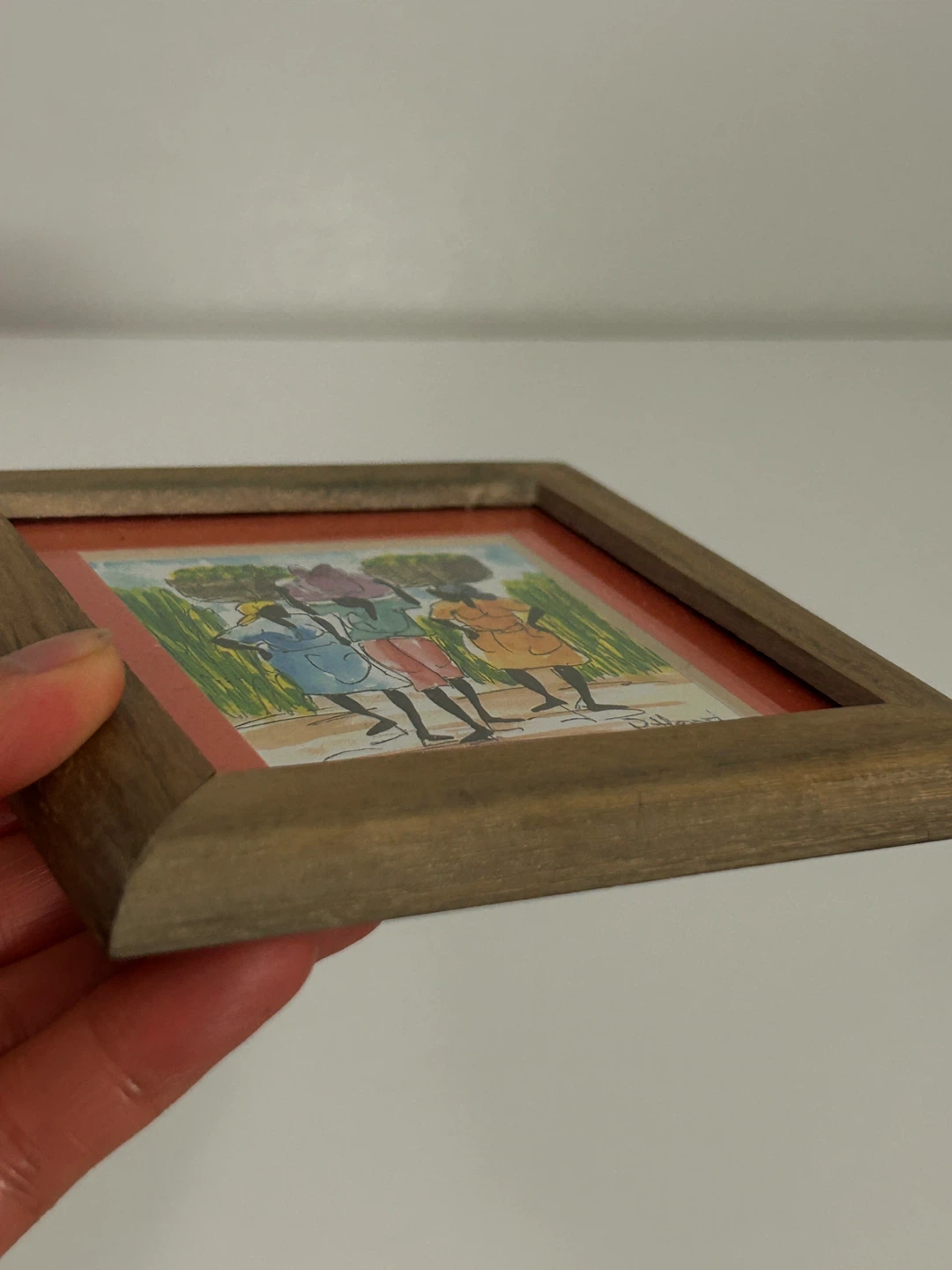 Framed Jamaican Art Painting 4x4” - photo 2
