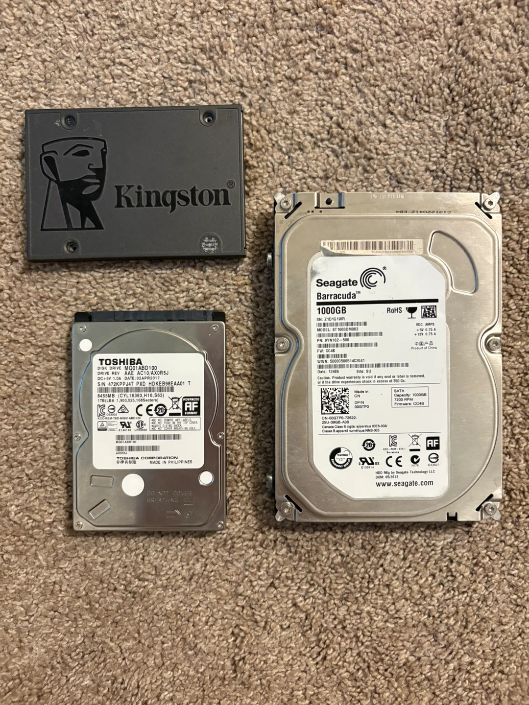 2tb + 120gb SSD Bundle