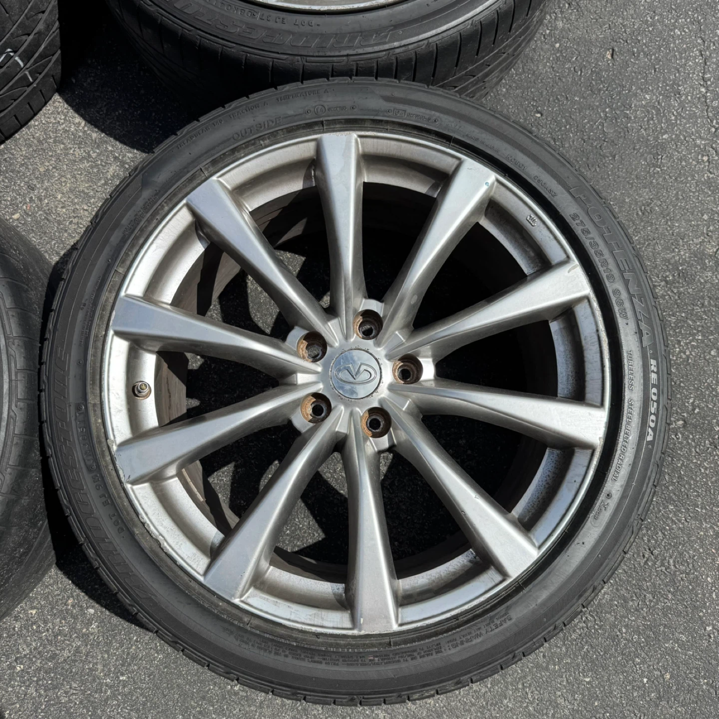 Infiniti G37s Rims, staggered - photo 5
