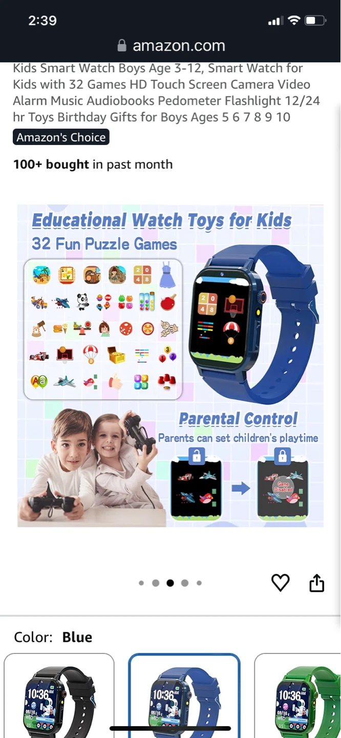 Kids Smart Watch touch screen,vedio alarm. - photo 5