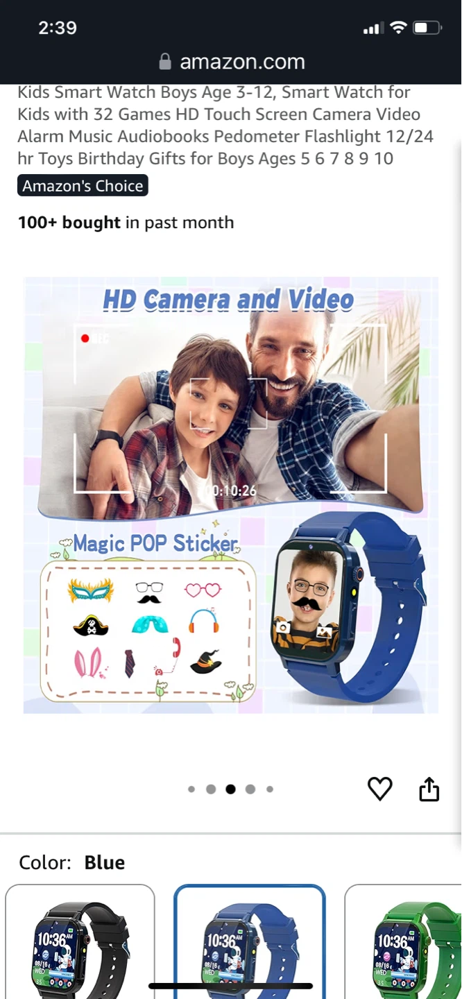 Kids Smart Watch touch screen,vedio alarm. - photo 4