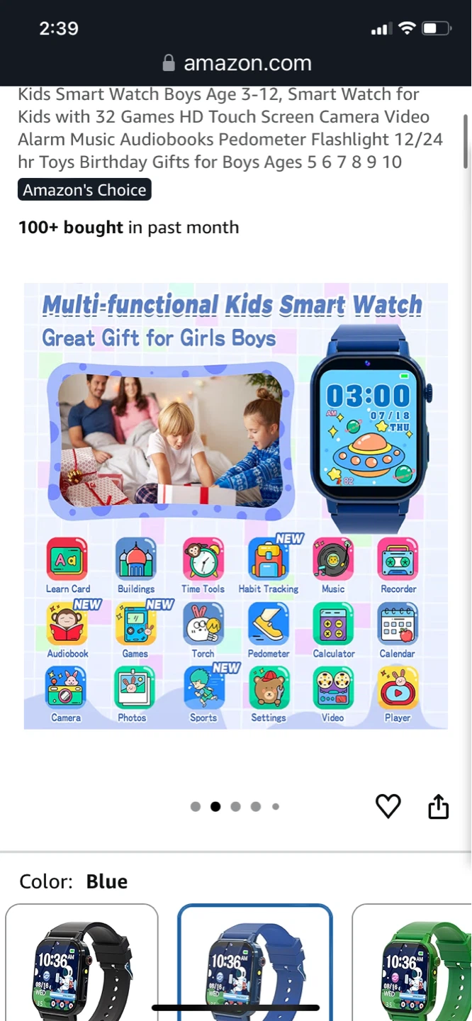 Kids Smart Watch touch screen,vedio alarm. - photo 3