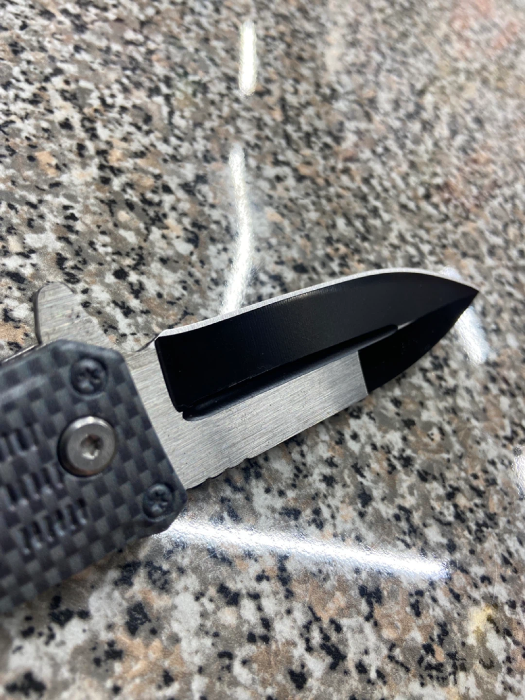 Black Folding Pocket Knife - photo 4