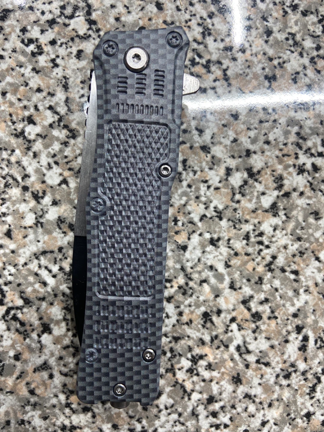 Black Folding Pocket Knife
