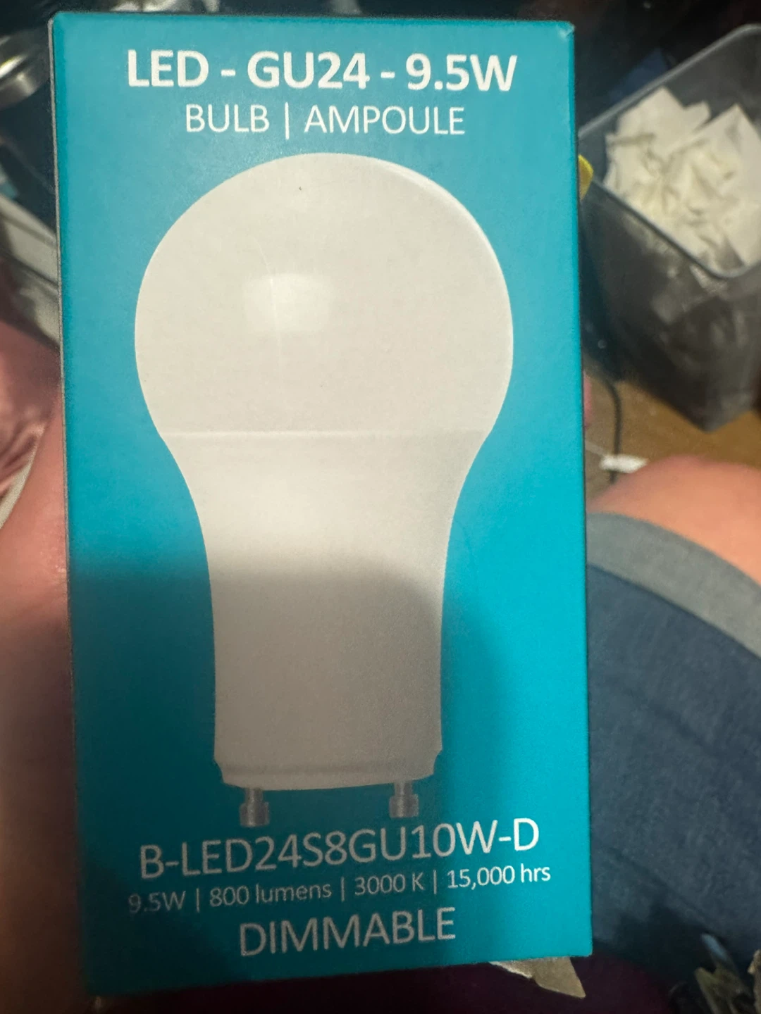 LED Bulb - GU24 - 9.5W - Dimmable