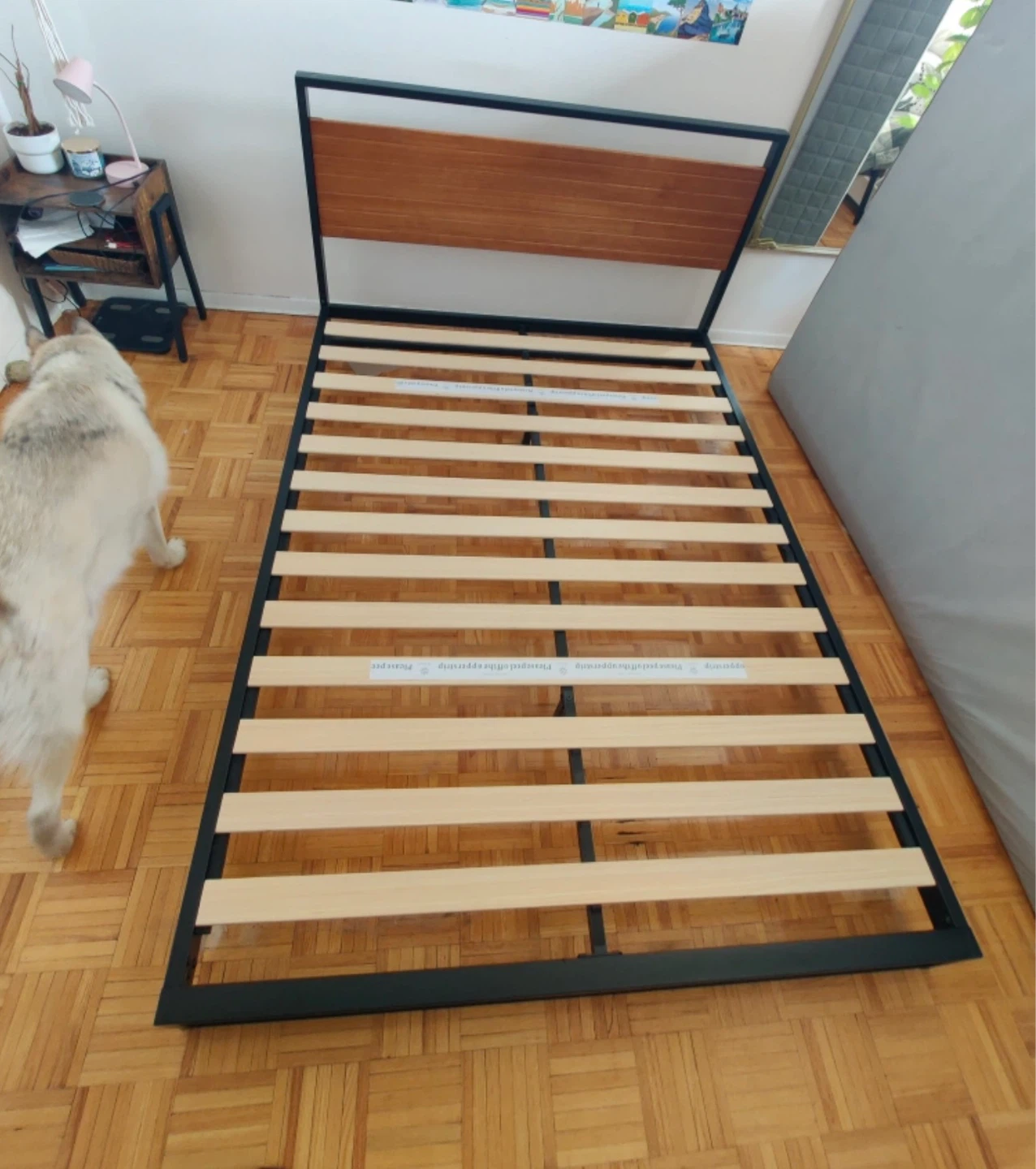 Queen Bedframe with Headboard