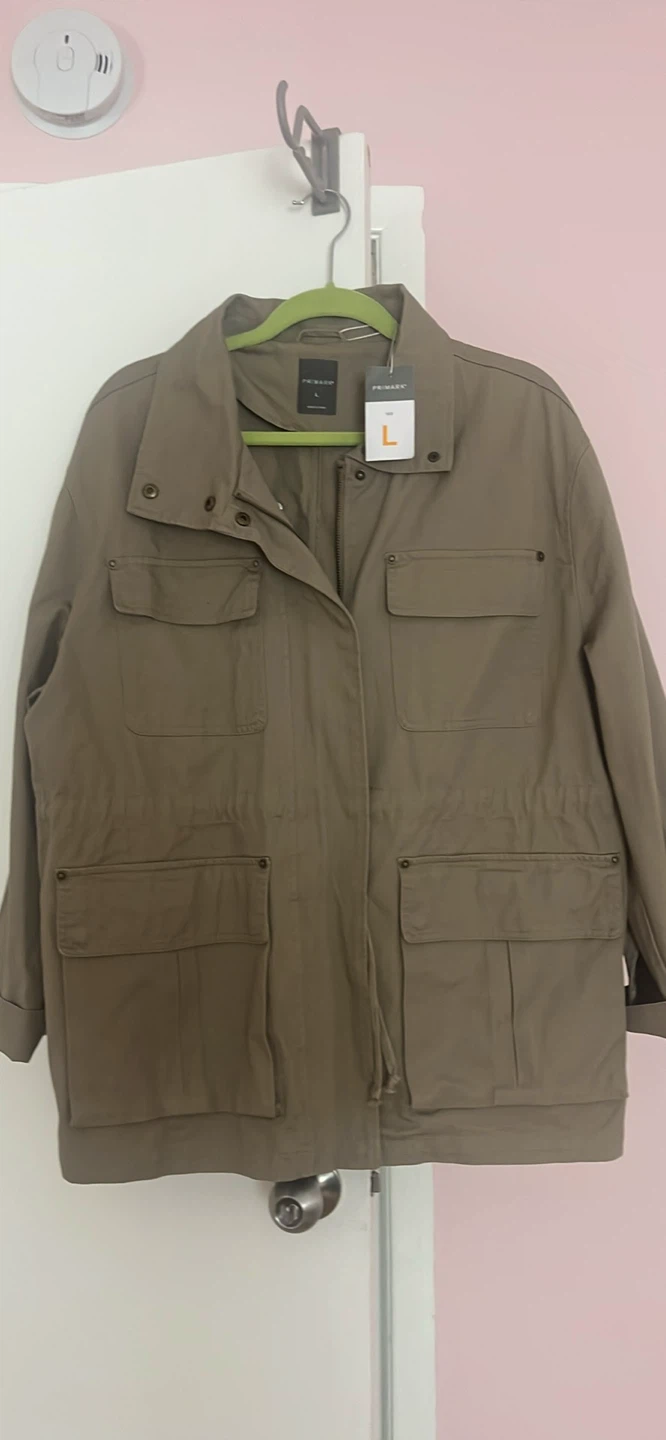 Primark Utility Jacket - Khaki - Size L