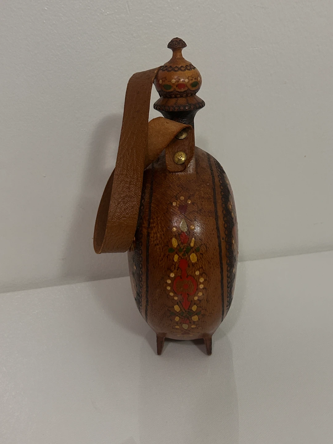 Vintage Decorative Water Flask Canteen - photo 3