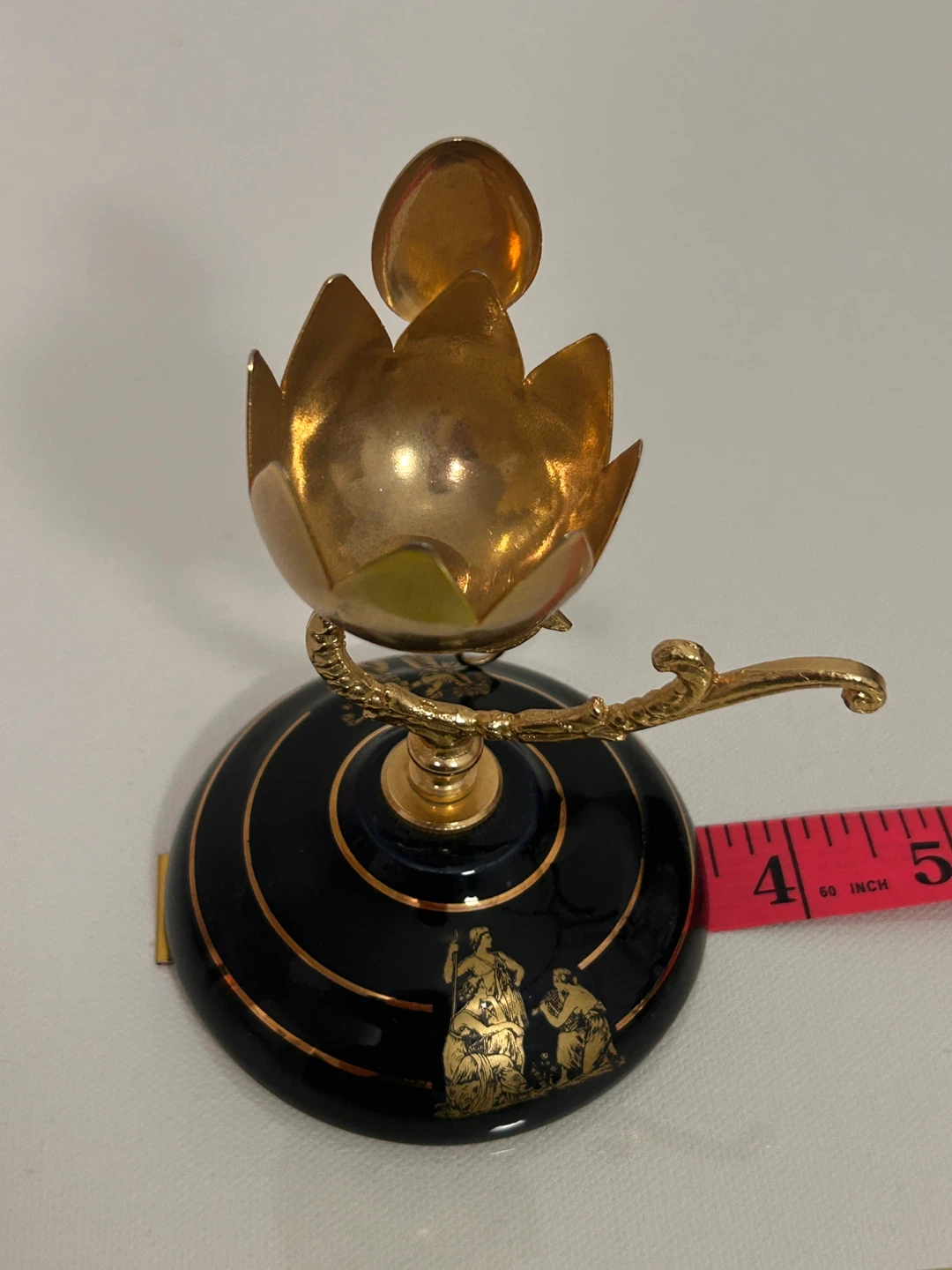Iris Hand Made 24K Gold Egg Cup Holder - photo 5