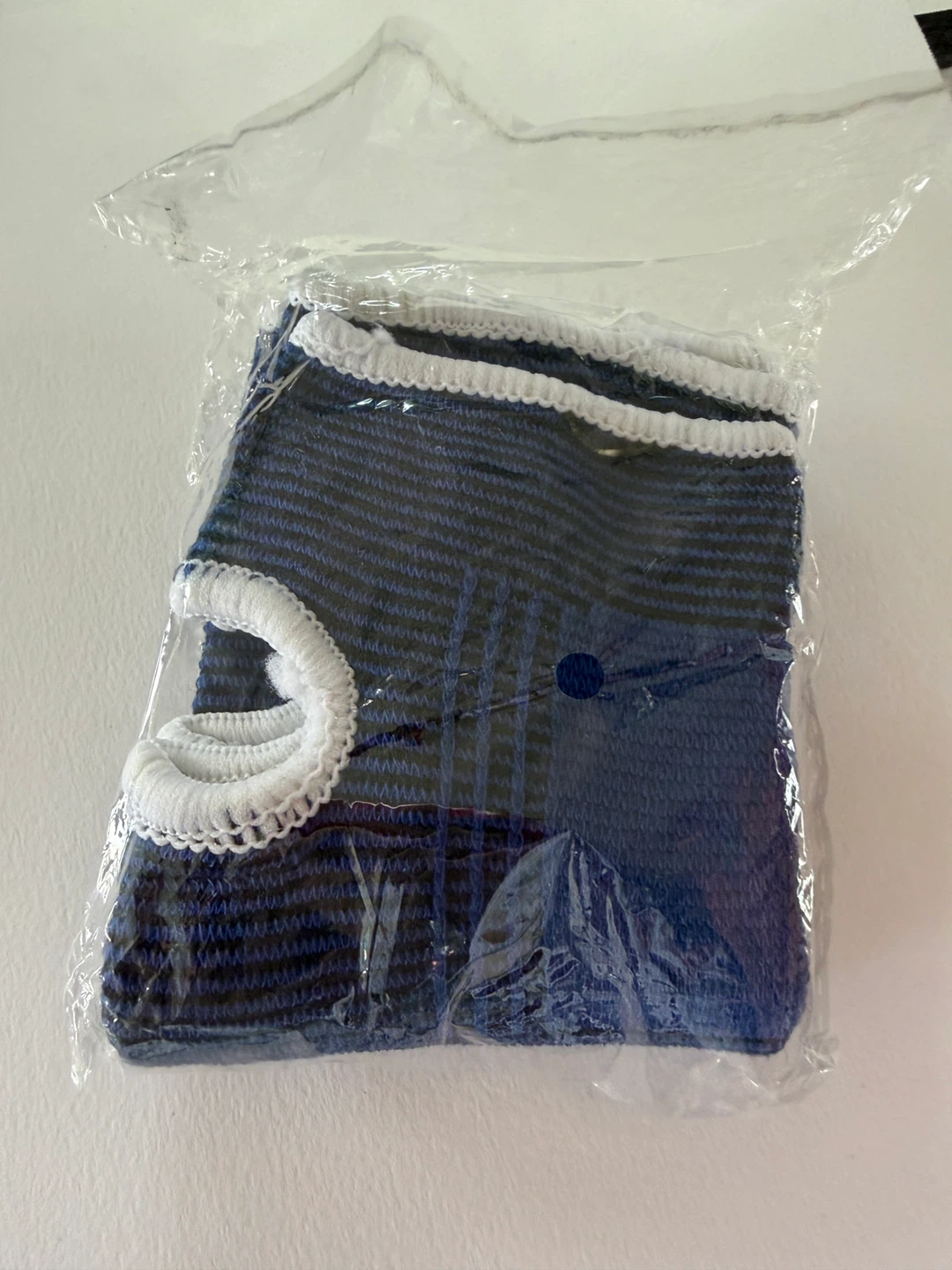 Blue & Black Striped Compression Wrist Supports - photo 2