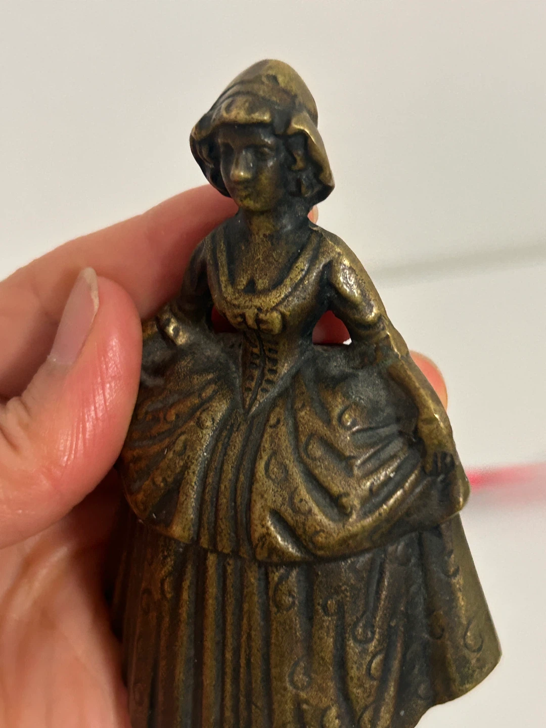 Peerage Made in England Brass Lady Bell