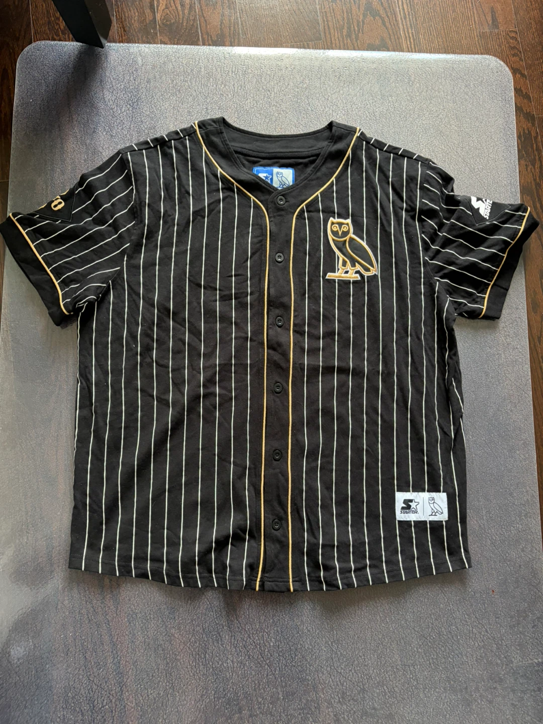 Starter x OVO "Owls" Baseball Jersey - XXL