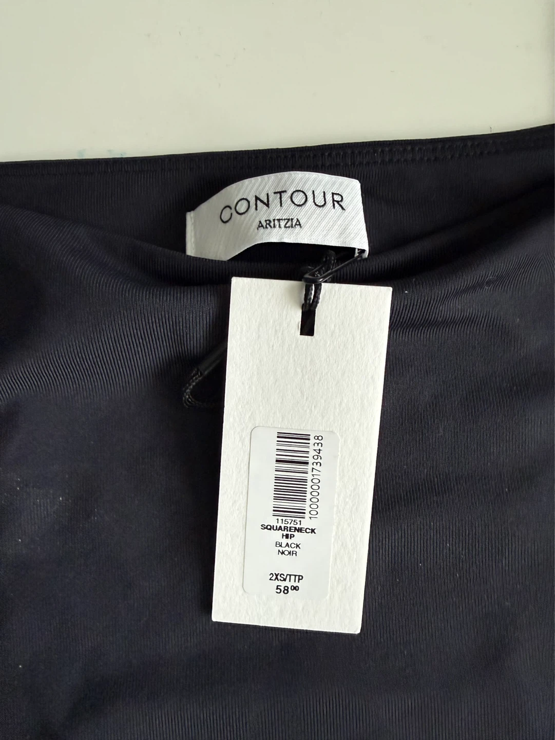 Aritzia Contour Long Sleeve Tops (Black & Grey) - photo 3
