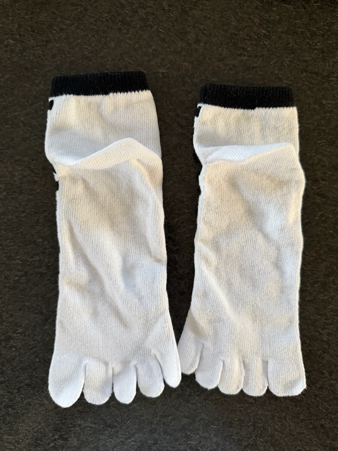 Toe Socks - Checkerboard and White - photo 2