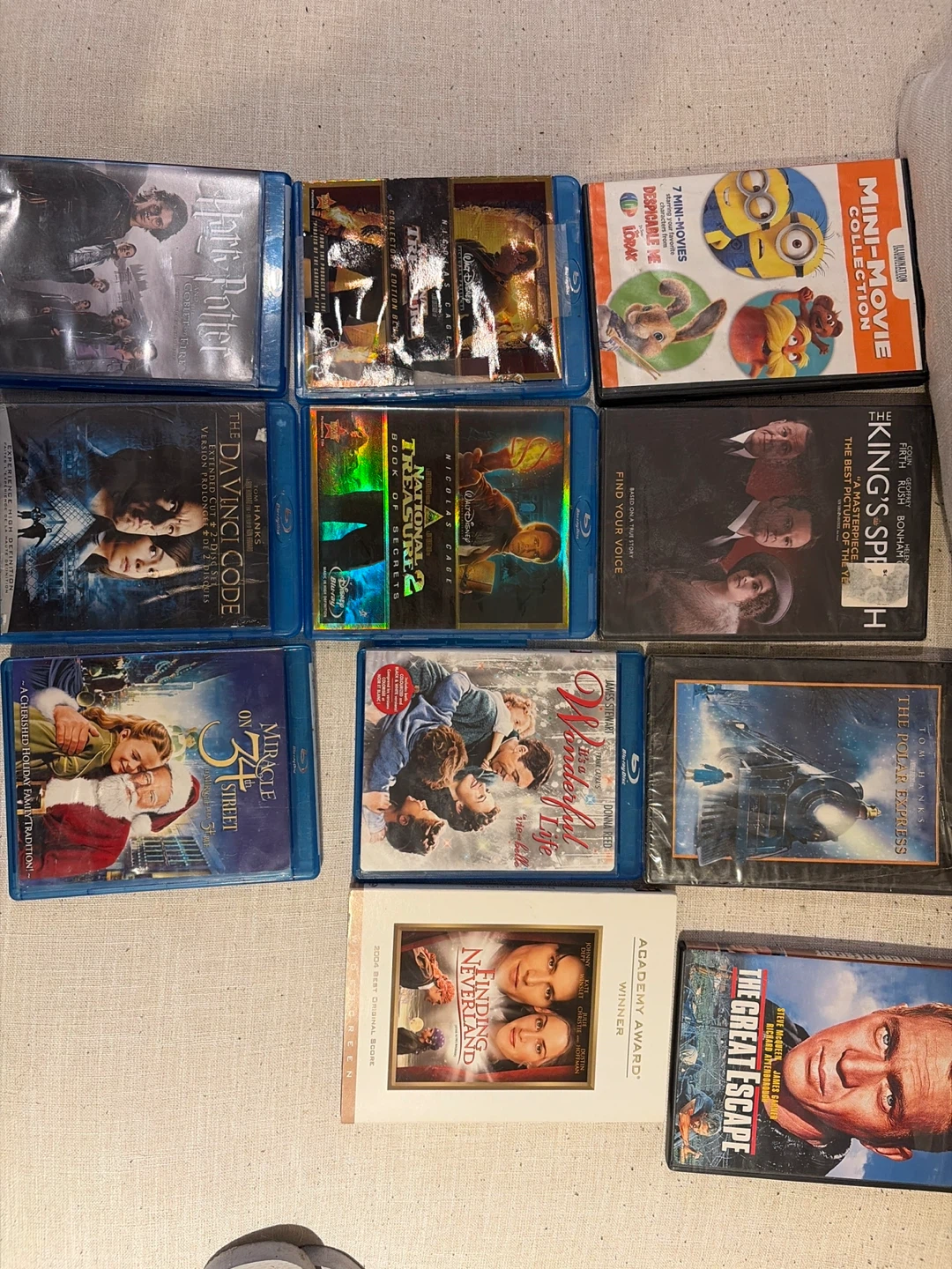 Assorted Blu-ray and DVD Movie Collection
