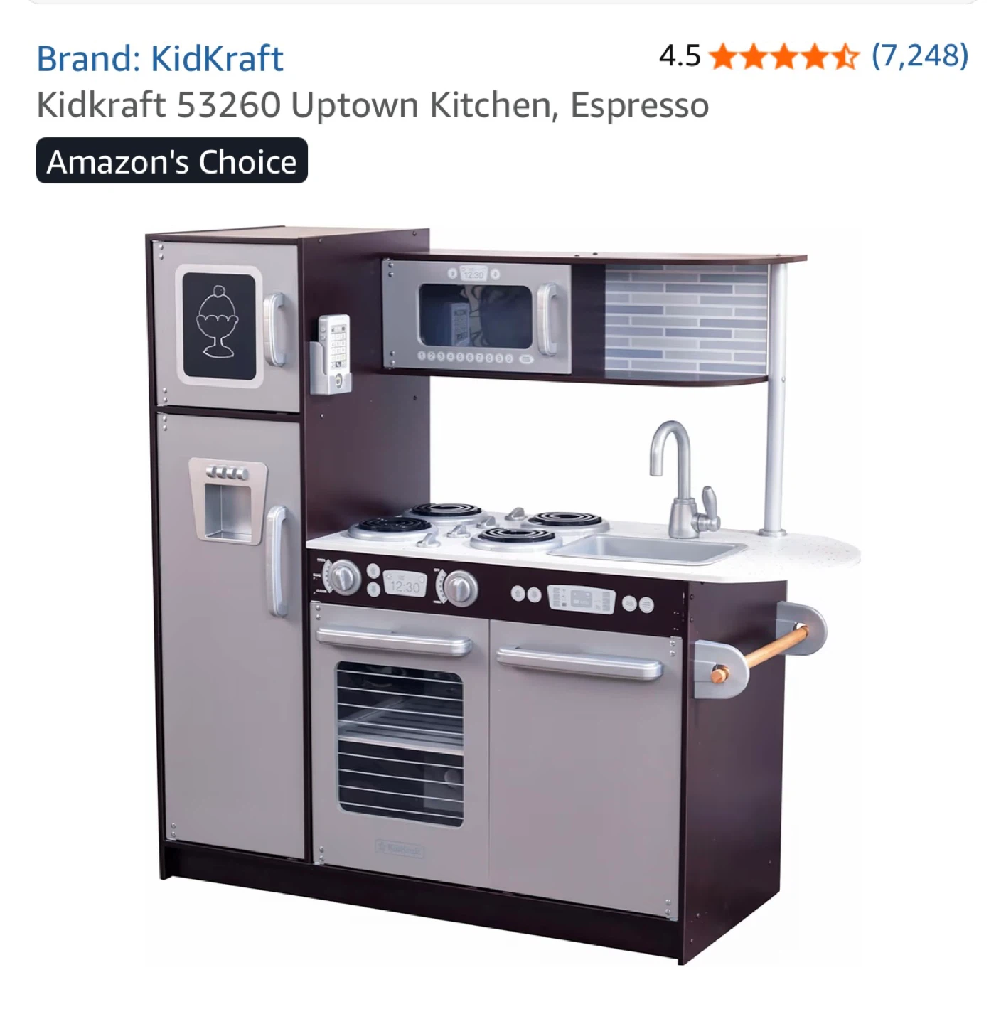 KidKraft Uptown Kitchen Playset with Accessories - photo 4