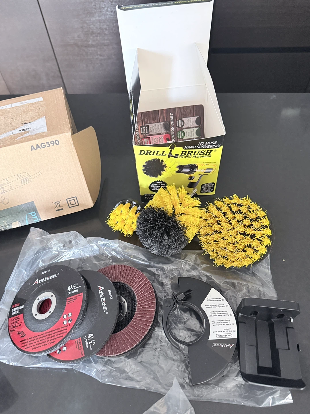 Avid Power 7.5 Amp 4-1/2" Angle Grinder with Accessories - photo 5