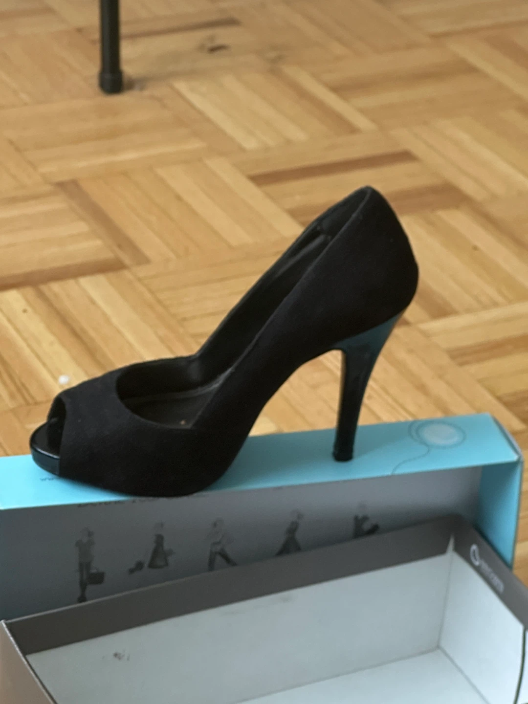 Spring Step Peep Toe Heels
