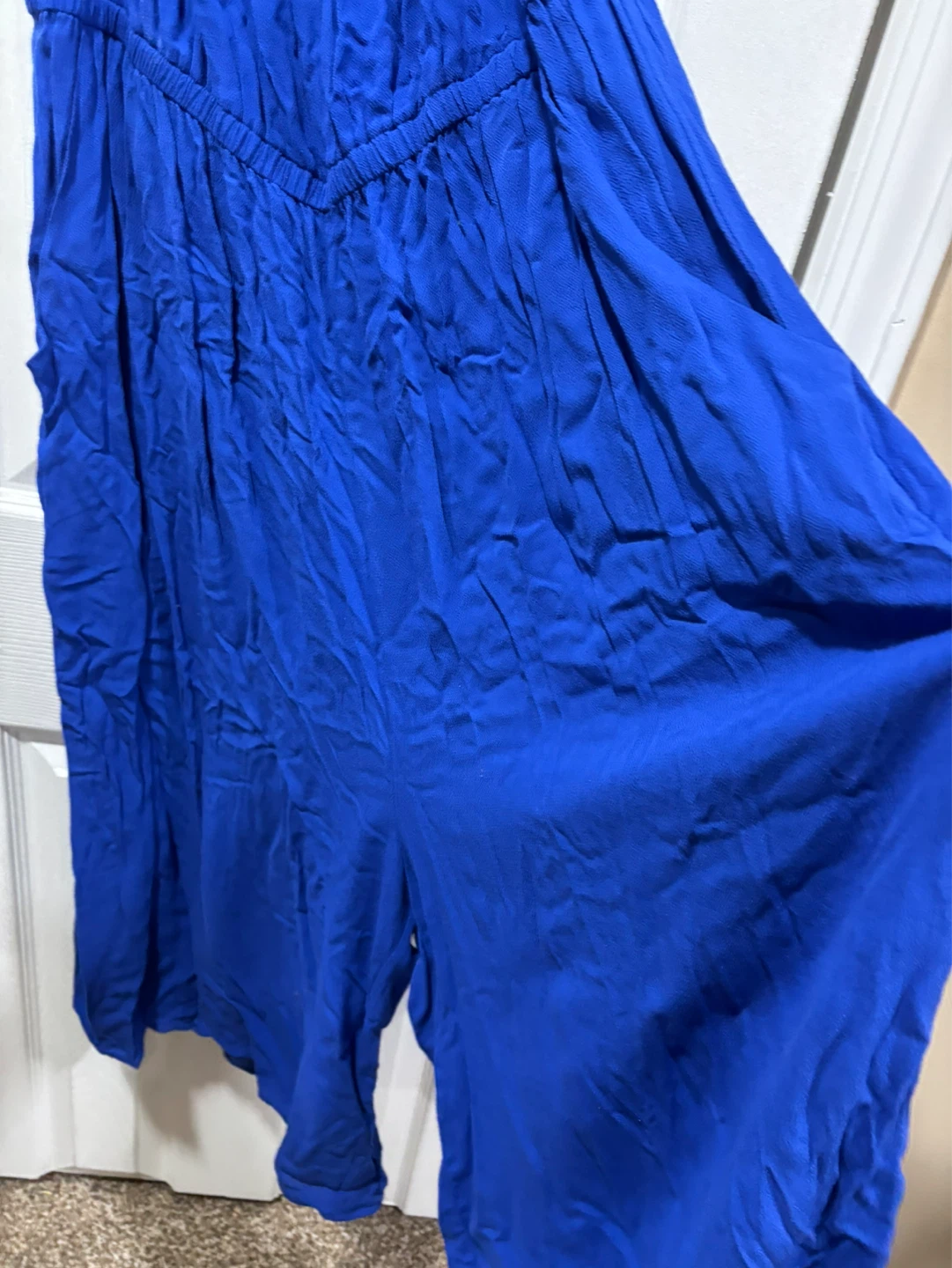 Soprano Royal Blue Off-the-Shoulder Maxi Dress 1X Large - photo 5