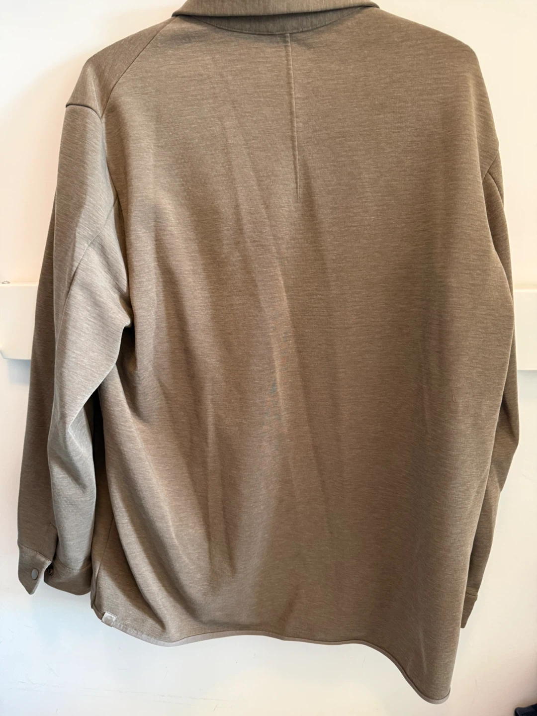 Lululemon Men’s Gridliner Fleece Overshirt Large Nomad Brown - photo 2