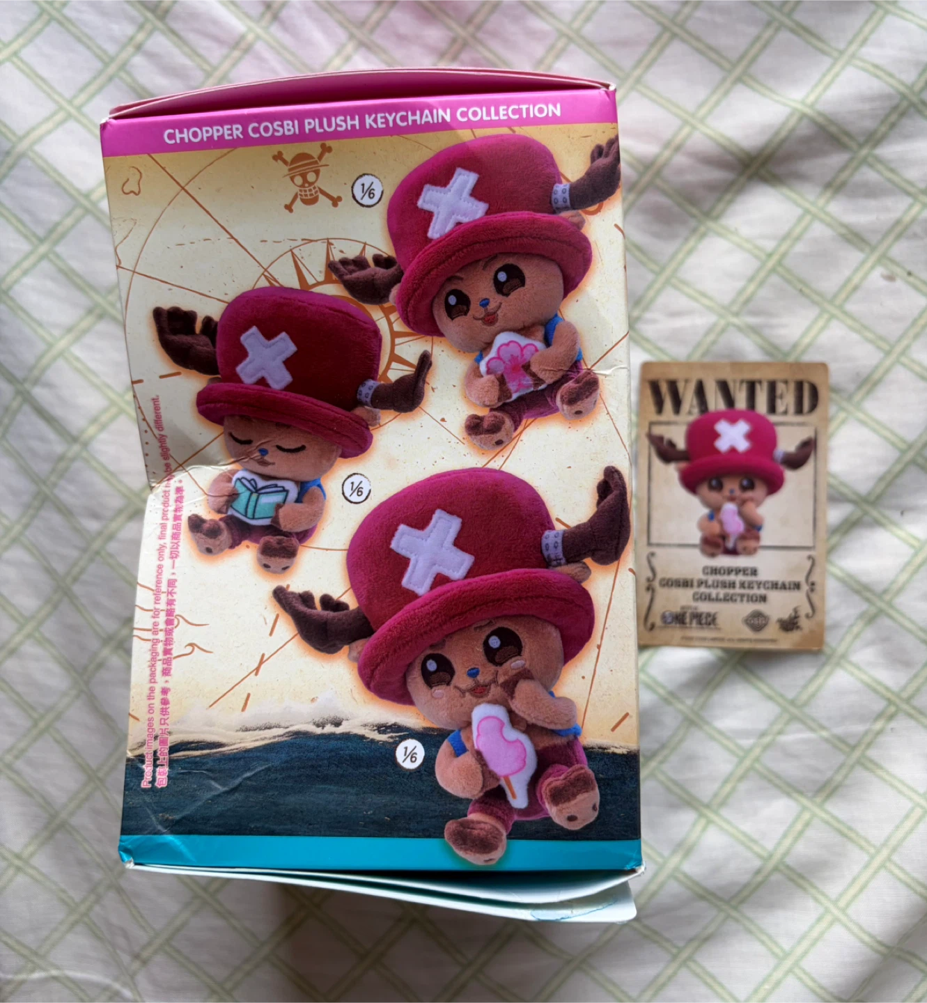 Netflix One Piece Chopper Cosbi Plush Key Chain - photo 2