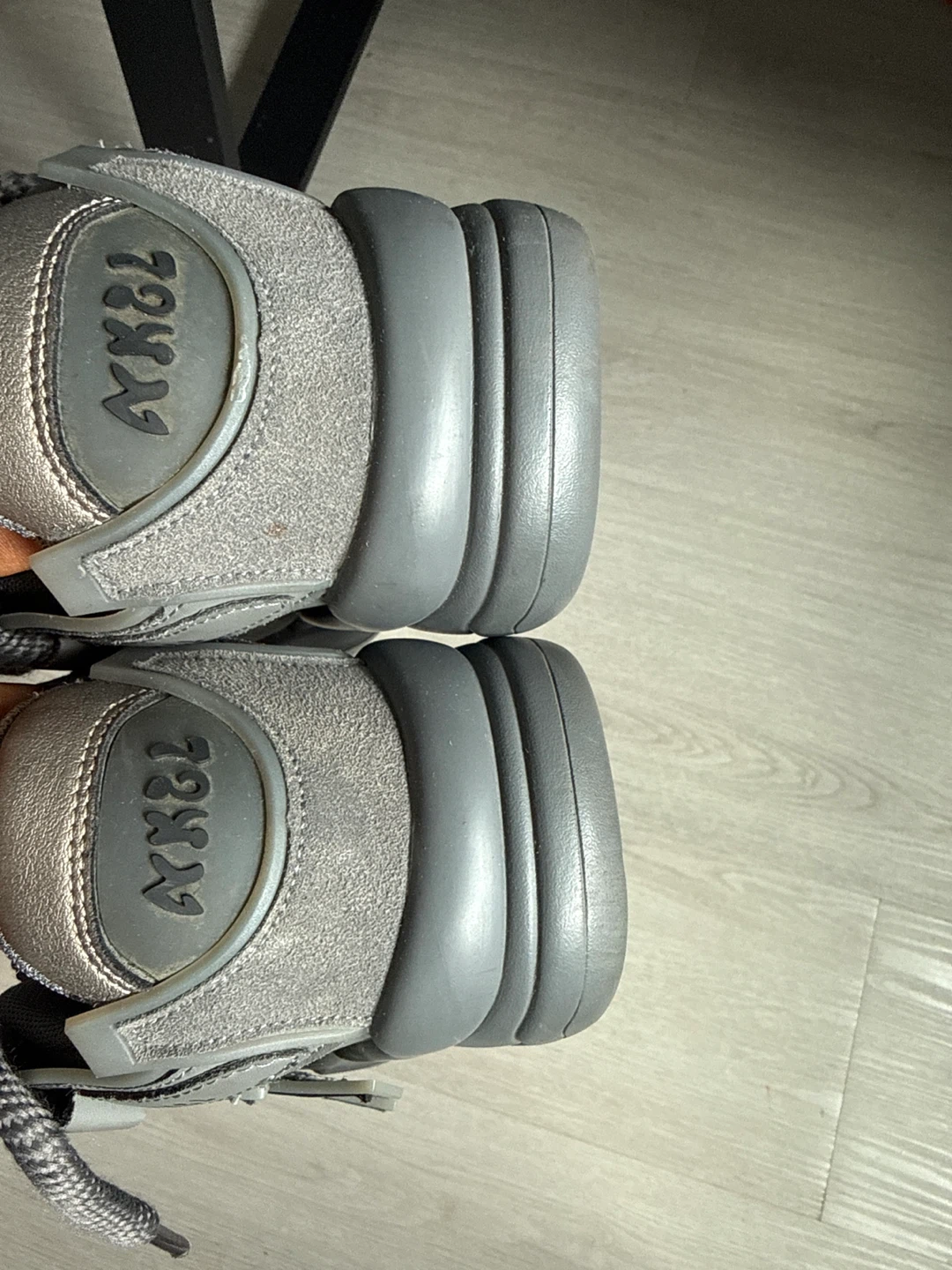 Grey Reebok sneakers