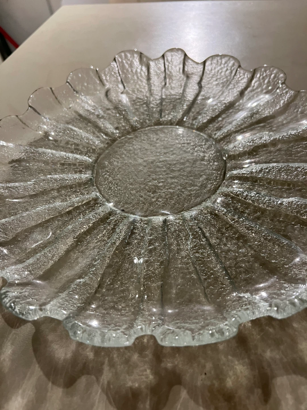 Glass serving dish - photo 2