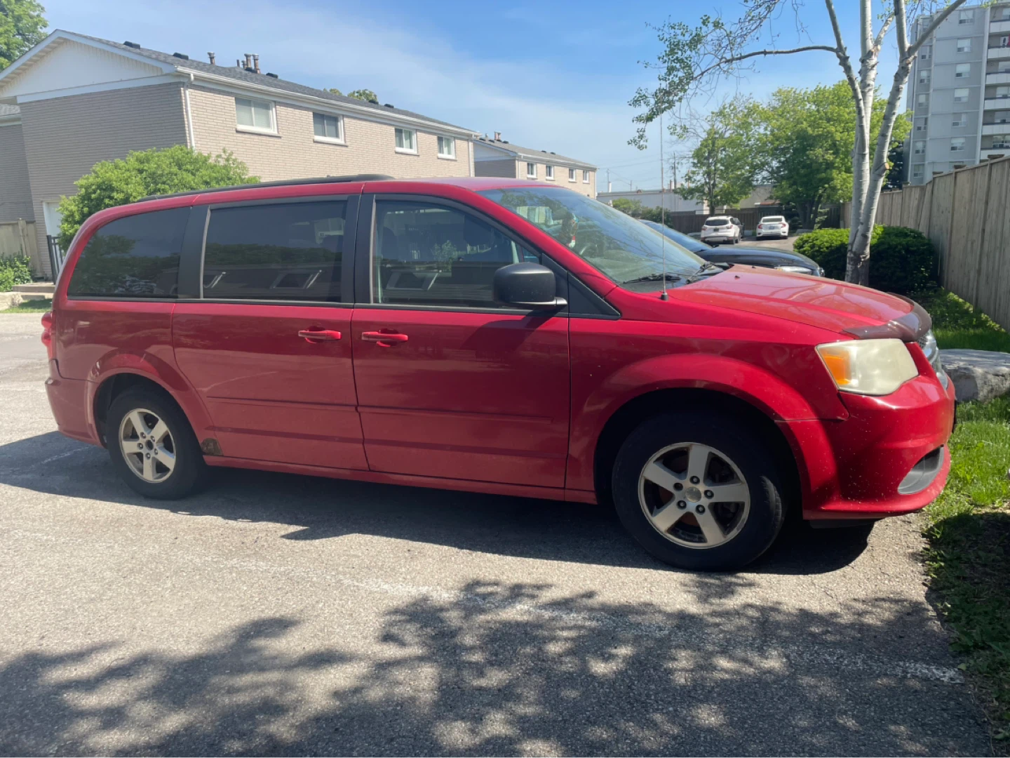 2012 Red Dodge Grand Caravan