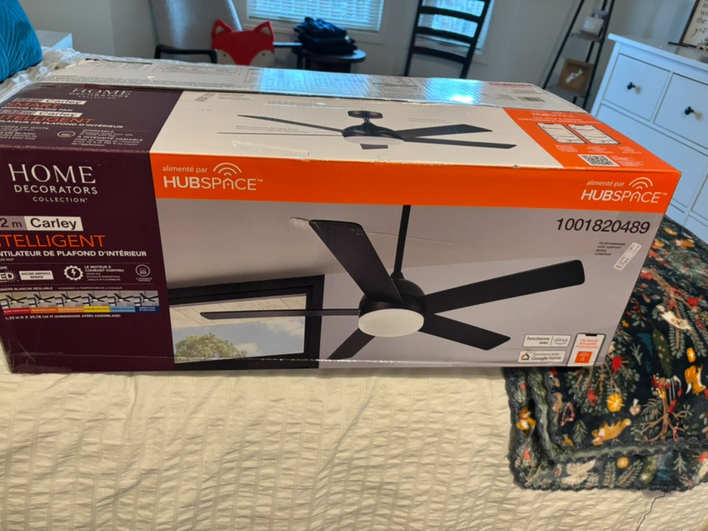 Home Decorators Collection 52" Carley Smart Ceiling Fan